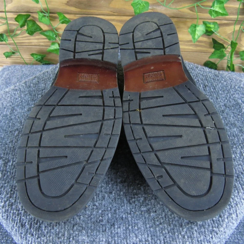 Nunn Bush Men's Derby Oxfords Black Leather Size 10 Medium Gently‎ Used 2025